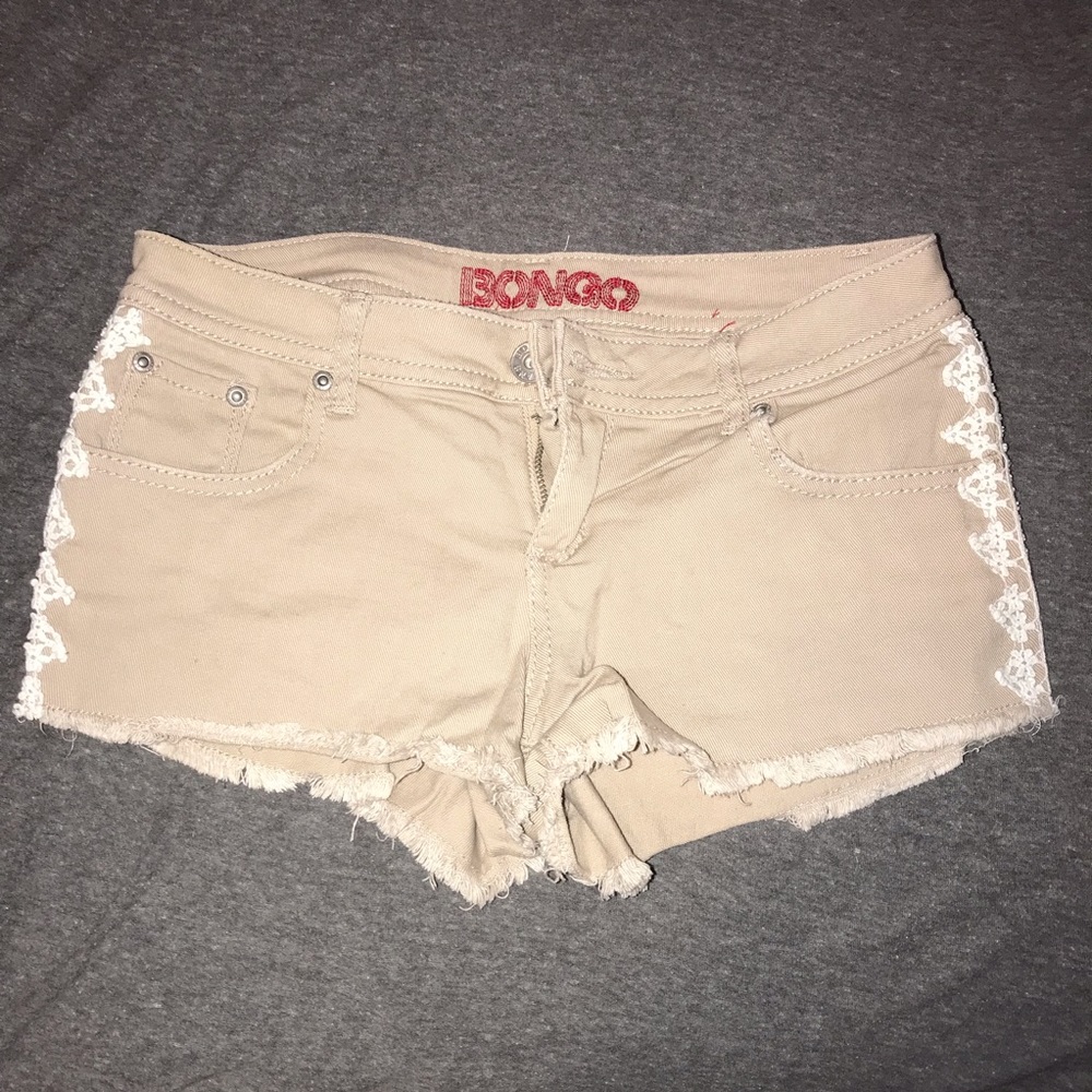 Beige Shorts